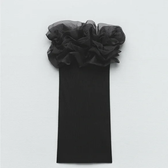 Rib organza dress from Zara - Picture 1 of 3